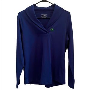 NWT LL Bean Women’s Pullover Long Sleeve Shawl Collar